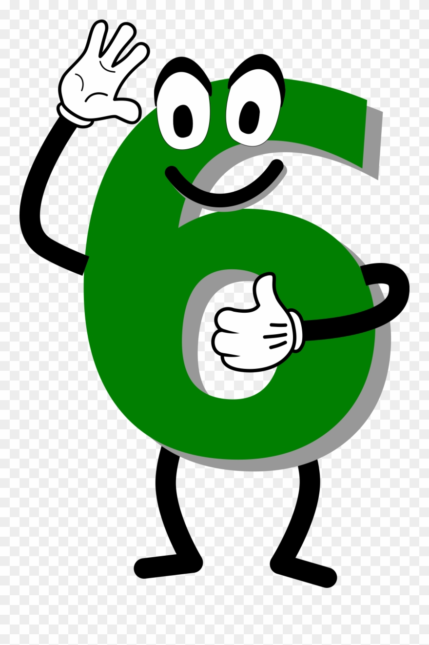 Challenge Upro-g De Juin - Number 6 Clipart - Png Download