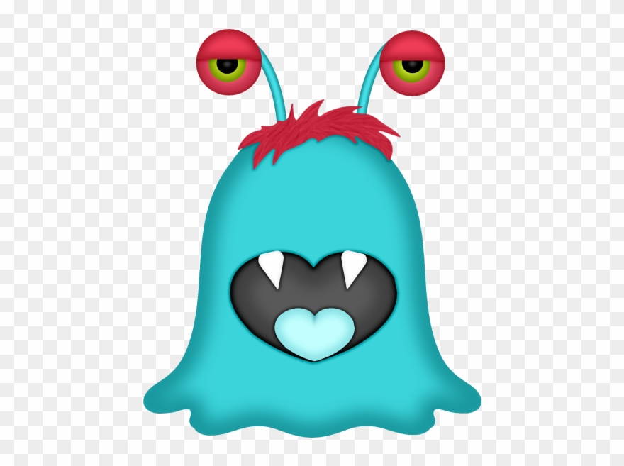 Minus Clay Monsters, Little Monsters, Monsters Inc, - Four Little Monsters Clipart