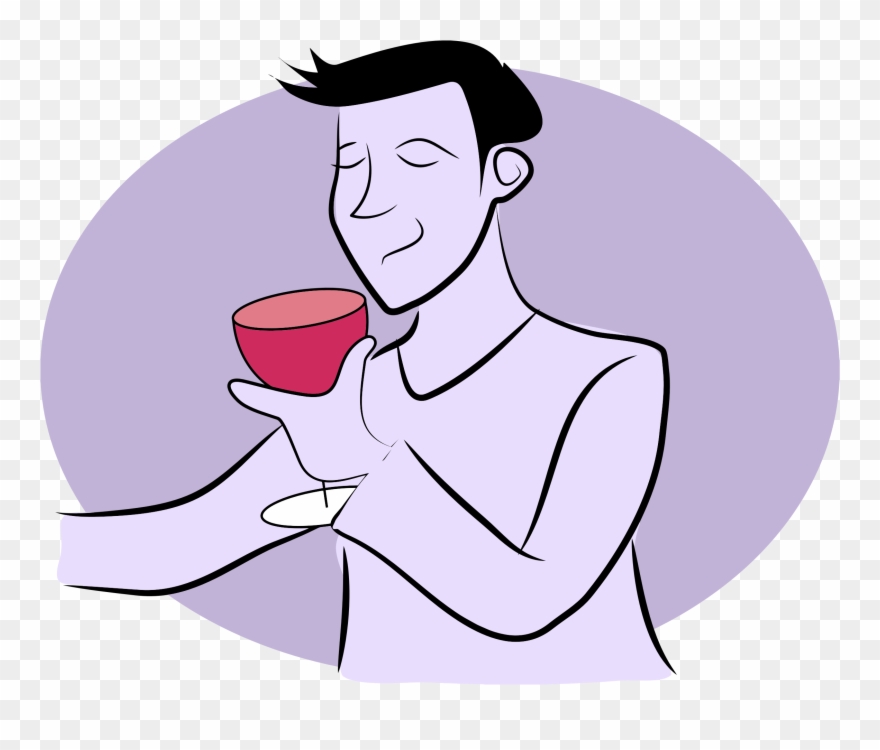 Alcoholic Drink Red Wine White Wine - Cartoon Man Drinking Wine Clipart