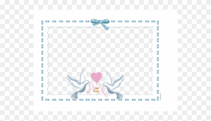 1 - Décor Sur Sucre A4 Décor Colombe Bleu À Personnaliser Clipart