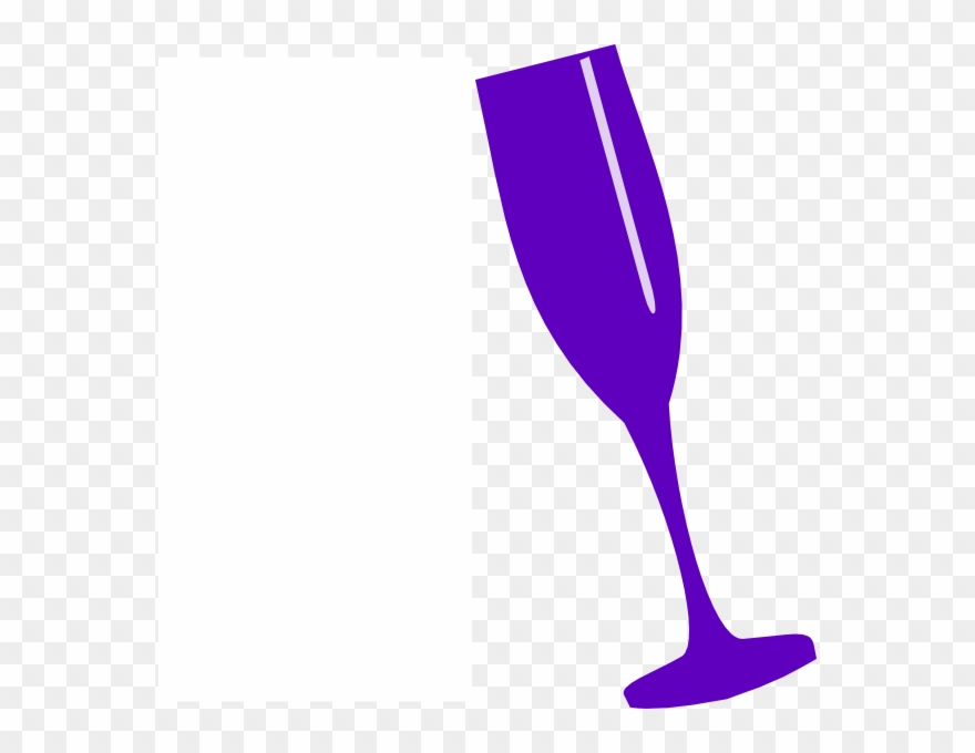 Champagne Glasses Silhouette Clipart Champagne Glass - Champagne Glass - Png Download