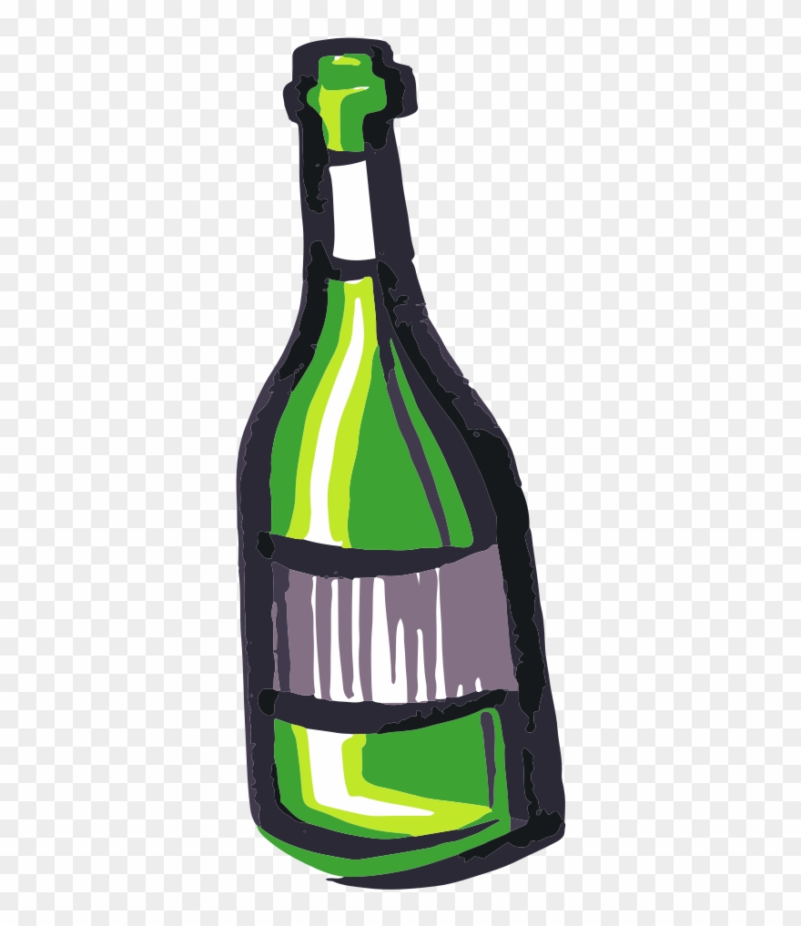 Raseone Wine Bottle - Glass Bottle Clipart