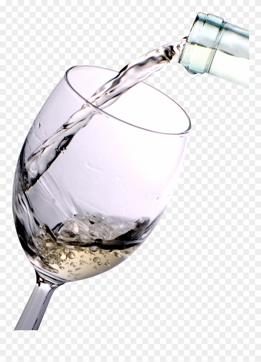Wine Image Purepng Free - Wine Glass Pouring Wine Png Clipart