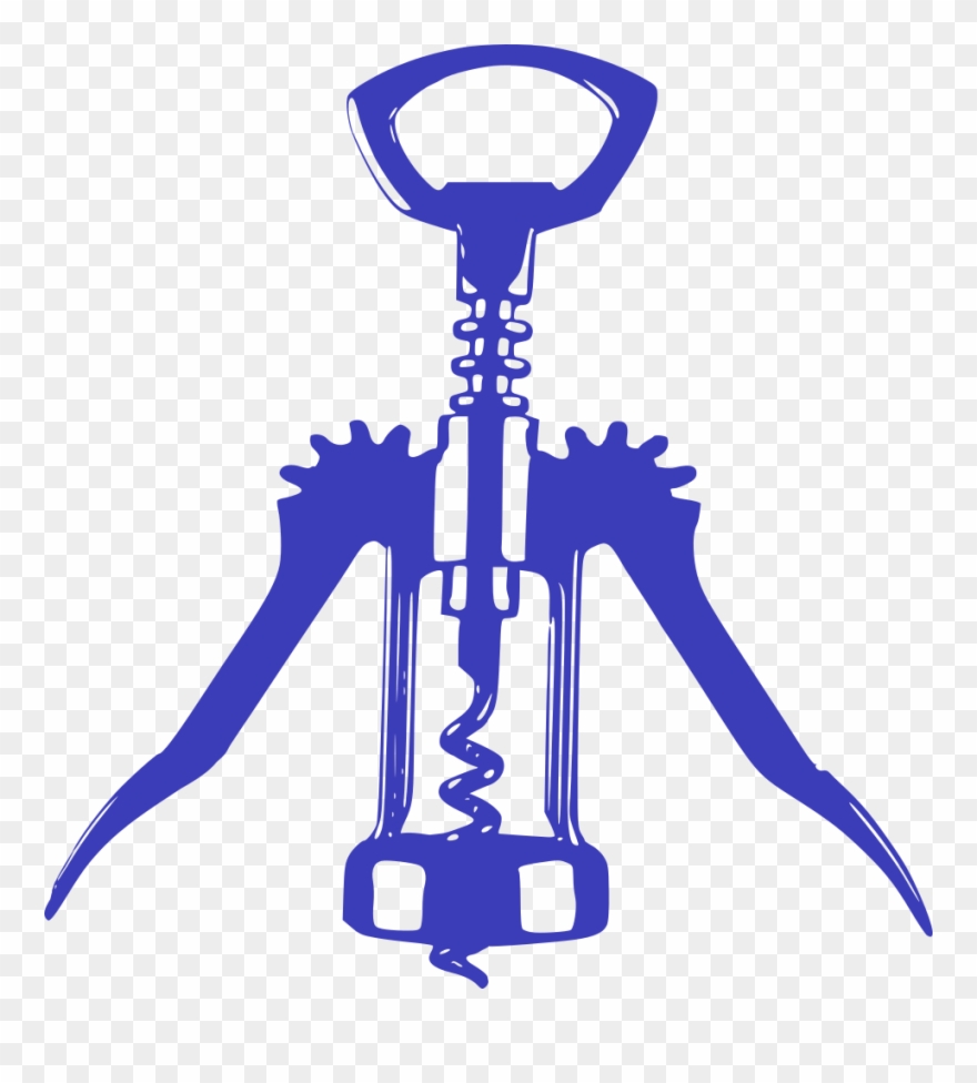Wine Bottle Openers Corkscrew - Wine Opener Clip Art - Png Download