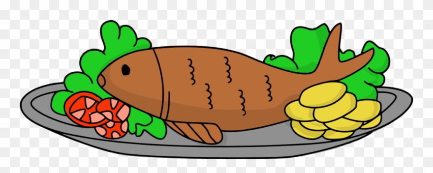 Fried Fish Food Frying Drawing - Fried Fish Images Cartoon Clipart