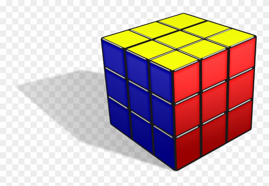Get Notified Of Exclusive Freebies - Rubik's Cube With Shadow Clipart