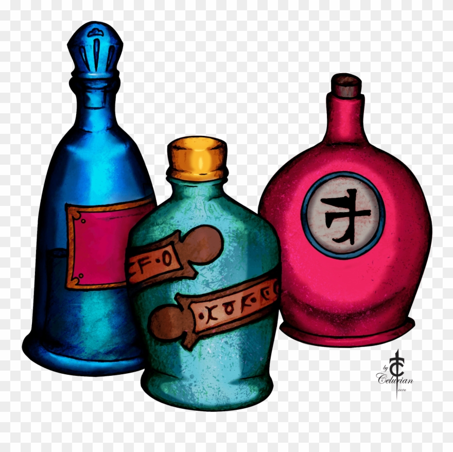 Potion - Potion Bottle Clip Art - Png Download