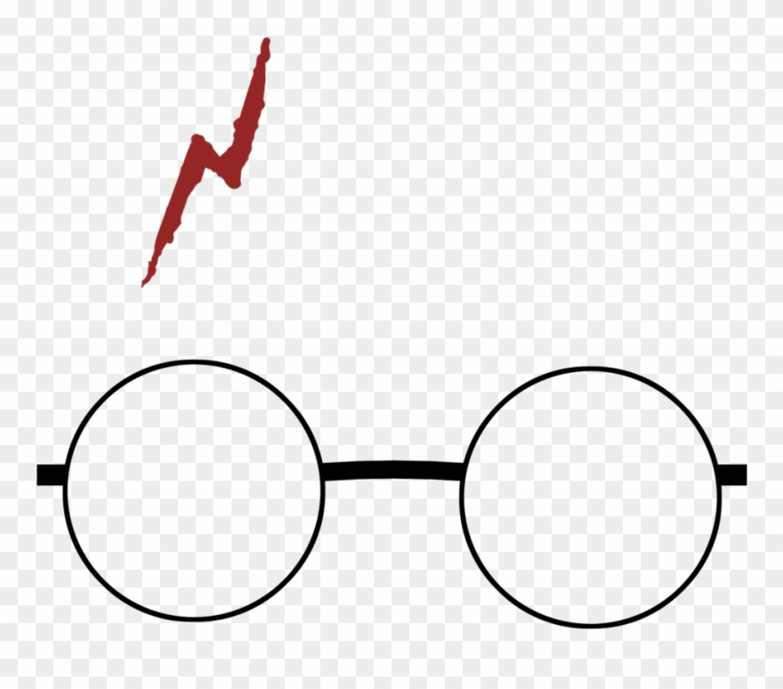 Harry Potter Glasses Clipart - Harry Potter Scar Png Transparent Png