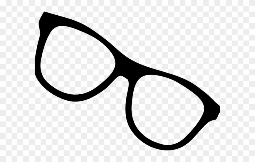 Glasses Clipart Cute - Nerd Glasses Clip Art - Png Download