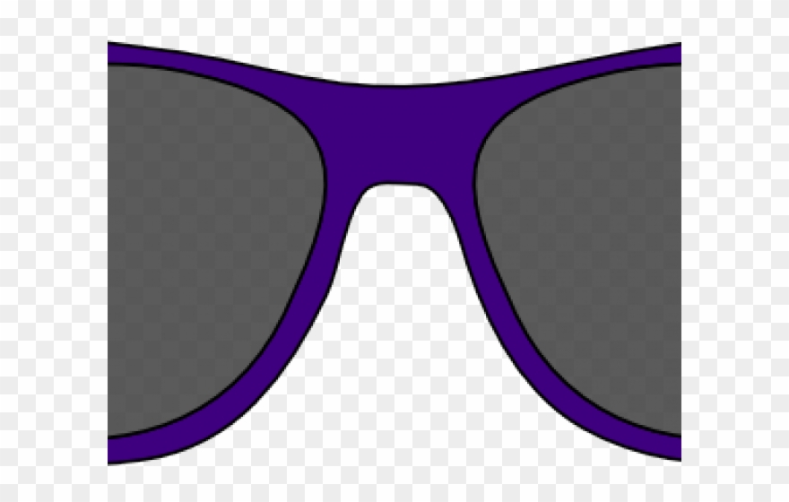 Sunglasses Clipart Purple - Purple Sunglasses - Png Download