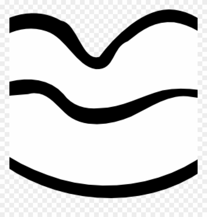 Lips Clipart Black And White Free Black And White Lips - Clip Art - Png Download