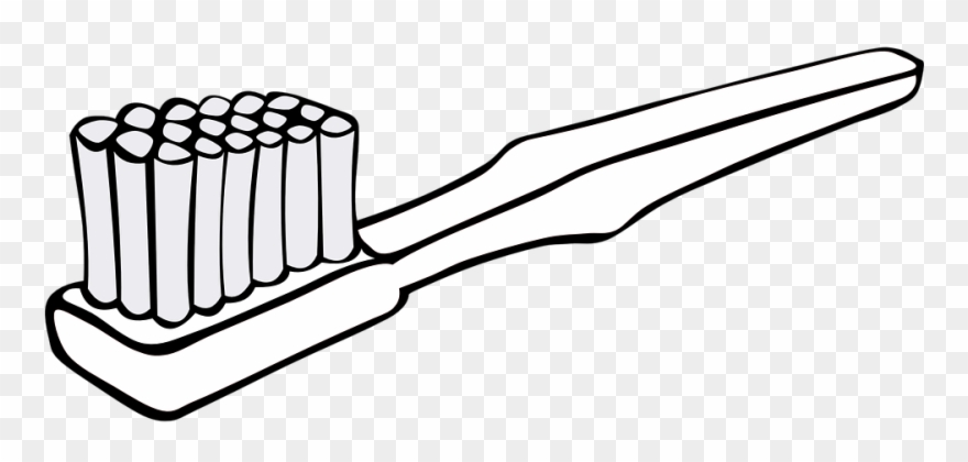Clipart, Clipart Toothbrush Toothbrush Images Pixabay - Coloring Picture Of Toothbrush - Png Download