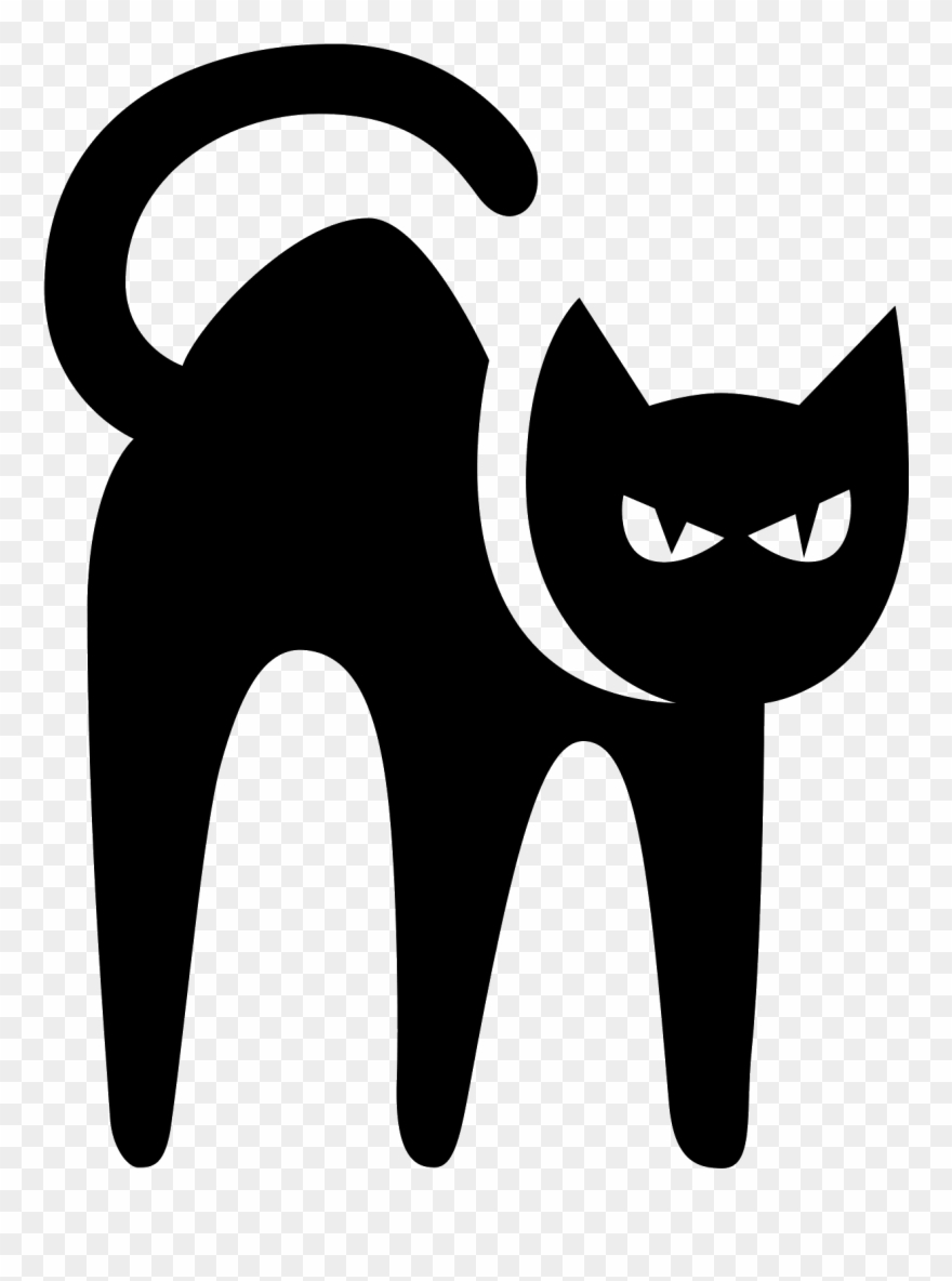 Vector Royalty Free Download Cats Vector - Black Cat Icon Clipart