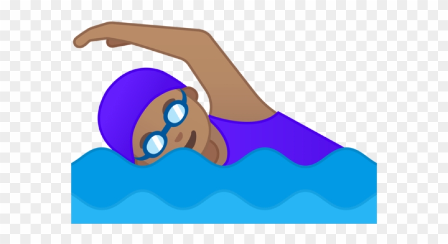 Swimming Clipart Google - Emoji - Png Download