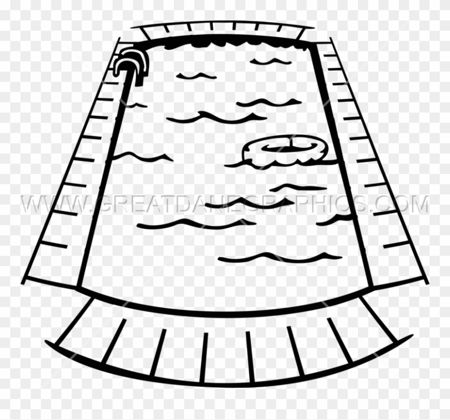 Swimming Pool - Swimming Pool Line Art Clipart