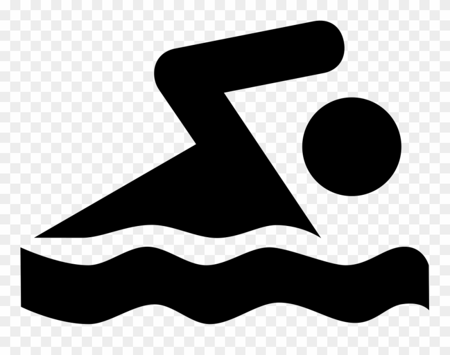 Clipart Person Swimming - Swimming Pool Icon Png Transparent Png