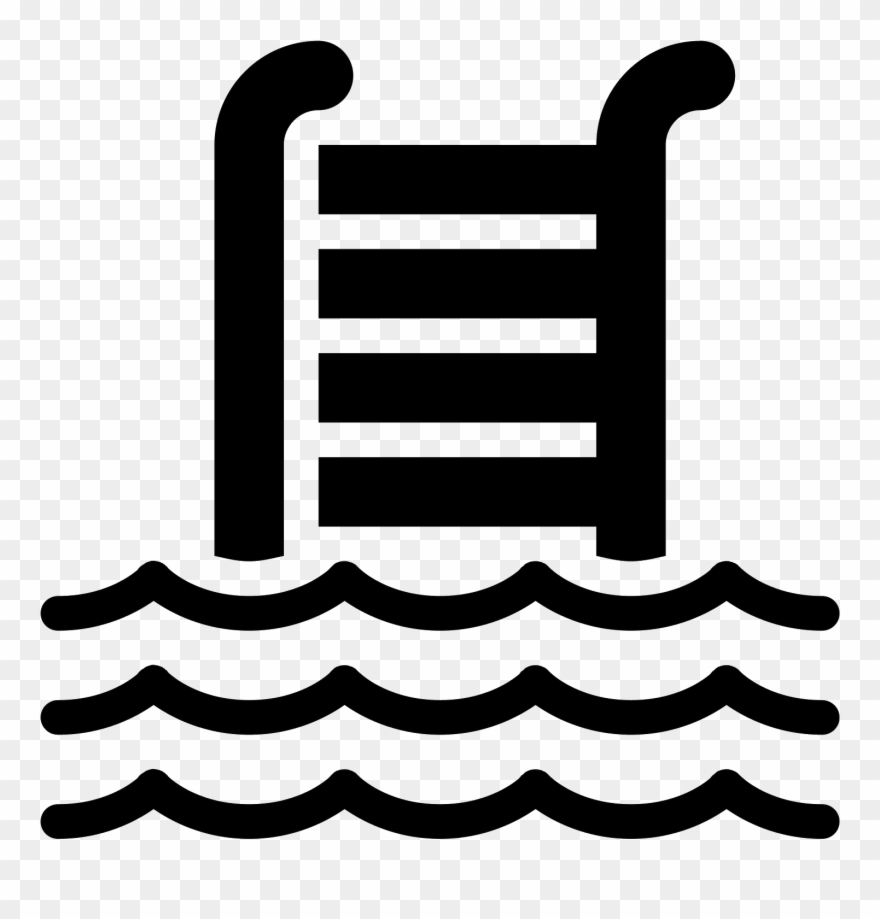 Swimming Pool Filled Icon - Бассейн Иконка Png Clipart