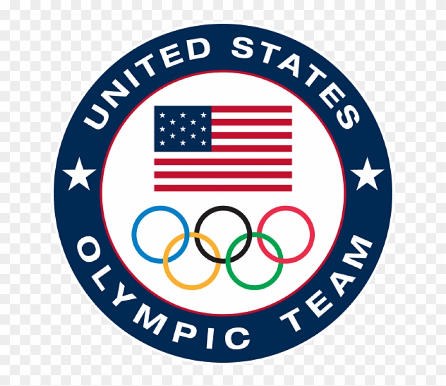 Swimming Clipart Olympics - United States Olympic Team Logo - Png Download