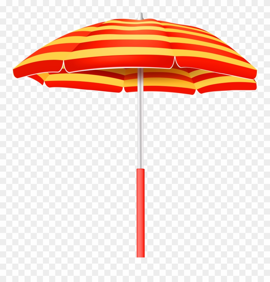Beach Clipart Beach Umbrella - Png Download