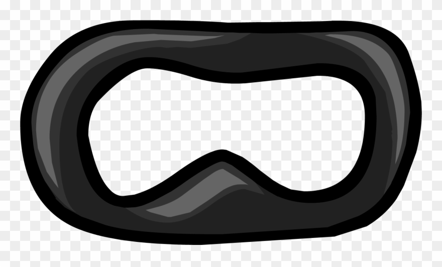 Goggles Clipart Swimming Mask - Club Penguin Superhero Mask - Png Download