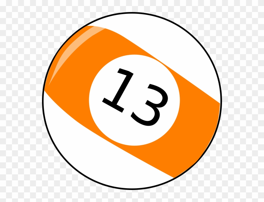 Billiard Ball Clip Art - Png Download