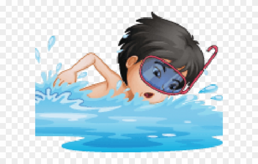 Swimming Clipart Google - Transparent Background Swimming Clipart - Png Download