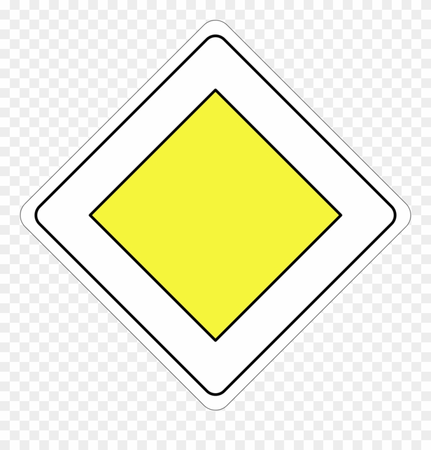 France Road Sign Ab6 - French Priority Road Signs Clipart