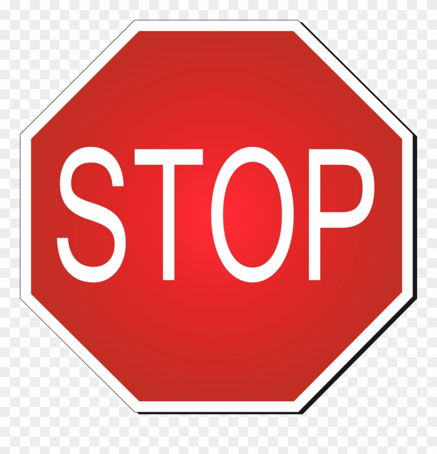 Stop Road Sign Png Clipart - Stop Sign Free Transparent Png