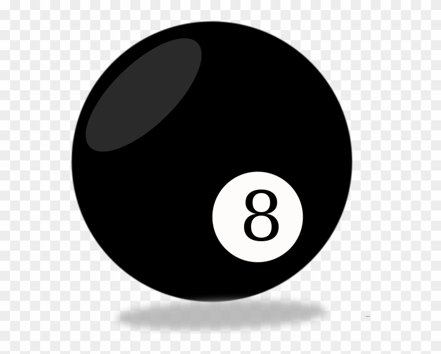 8 Ball - Pool 8 Balls Vector Clipart