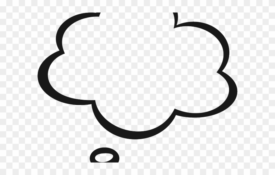 Bubbles Clipart Thinking - Thought Bubble Png Transparent