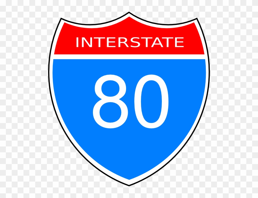 This Free Clip Arts Design Of Interstate 80 Road Sign - Ask Question Clipart - Png Download