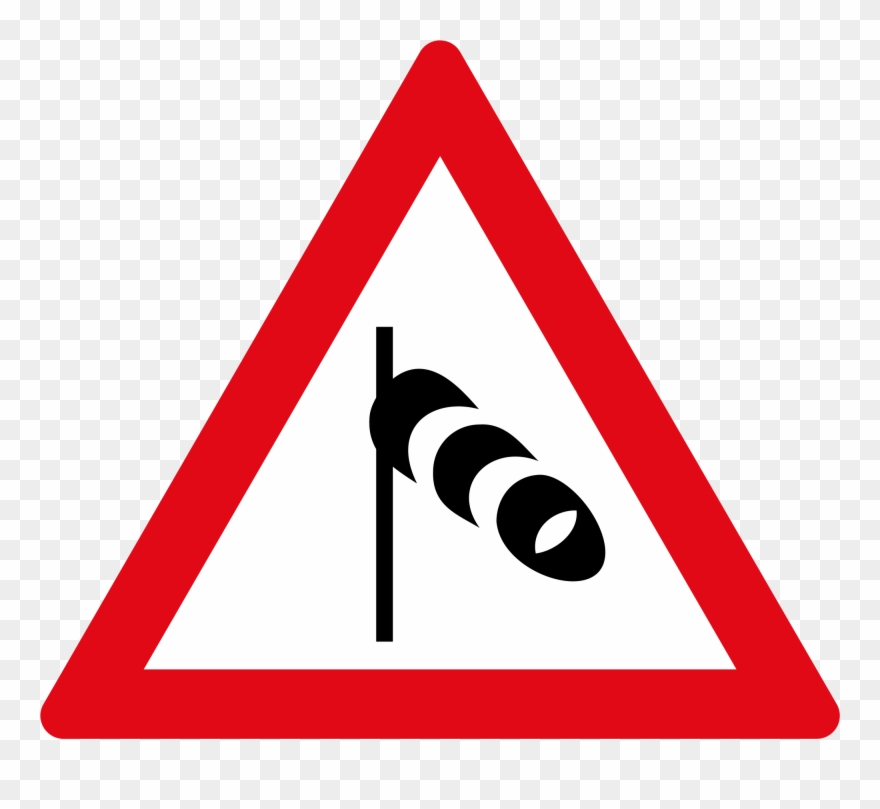 Winding Road Sign Right Left - Traffic Signs Two Way Clipart