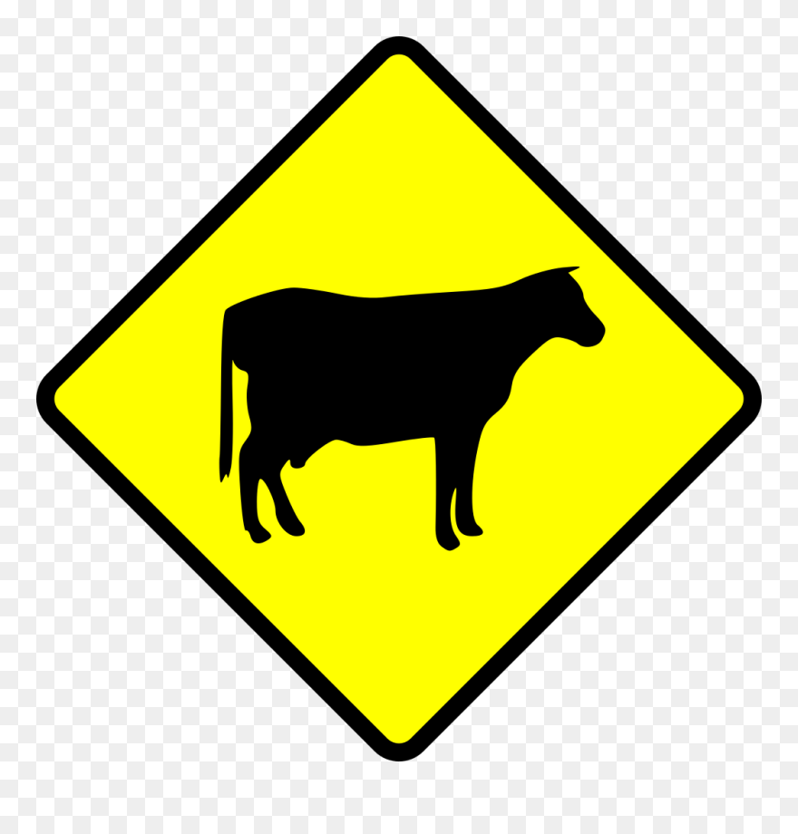 Left Turn Ahead Sign Clipart