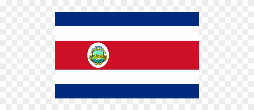 Parches Banderas Costa Rica Termoadhesivas Arem Italia - Costa Rica Flagge Clipart