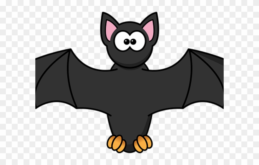 Creepy Clipart Vampire Bat - Bat Cartoon - Png Download
