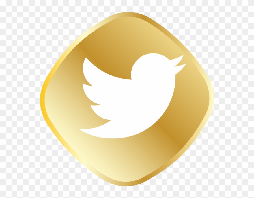 Gold Twitter Logo - Verification Twitter Clipart