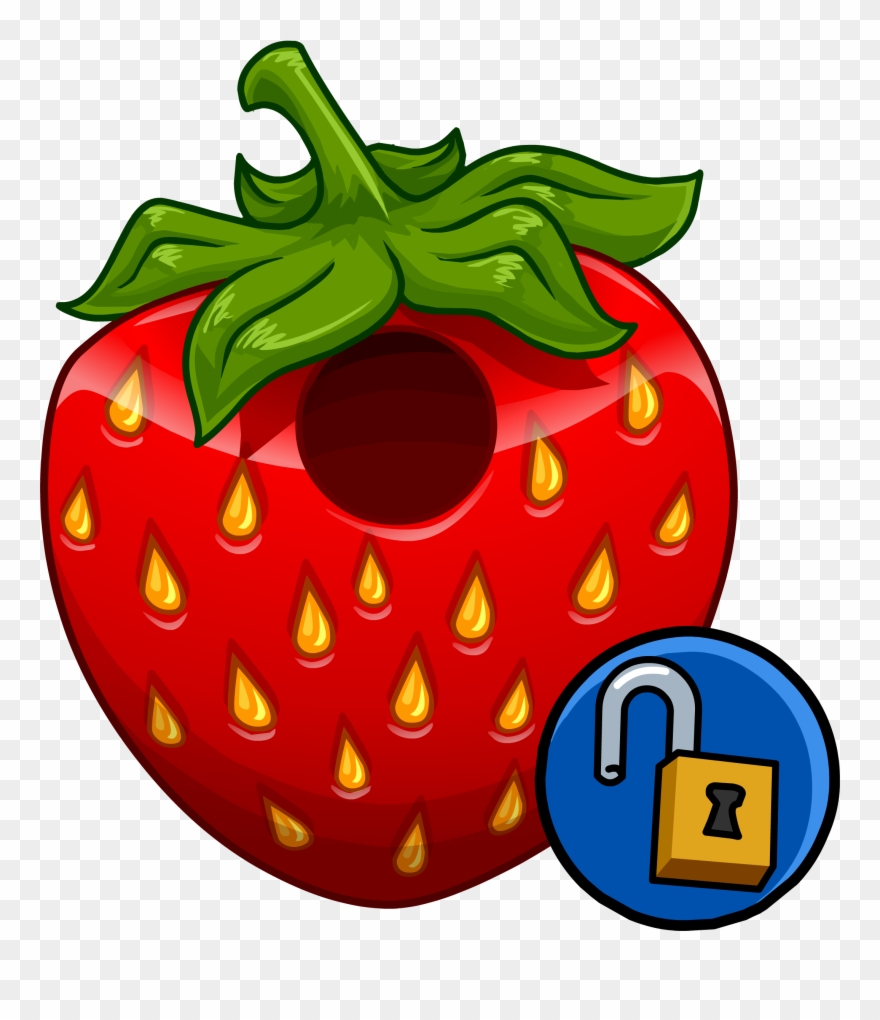 Strawberry Costume - Club Penguin Strawberry Clipart