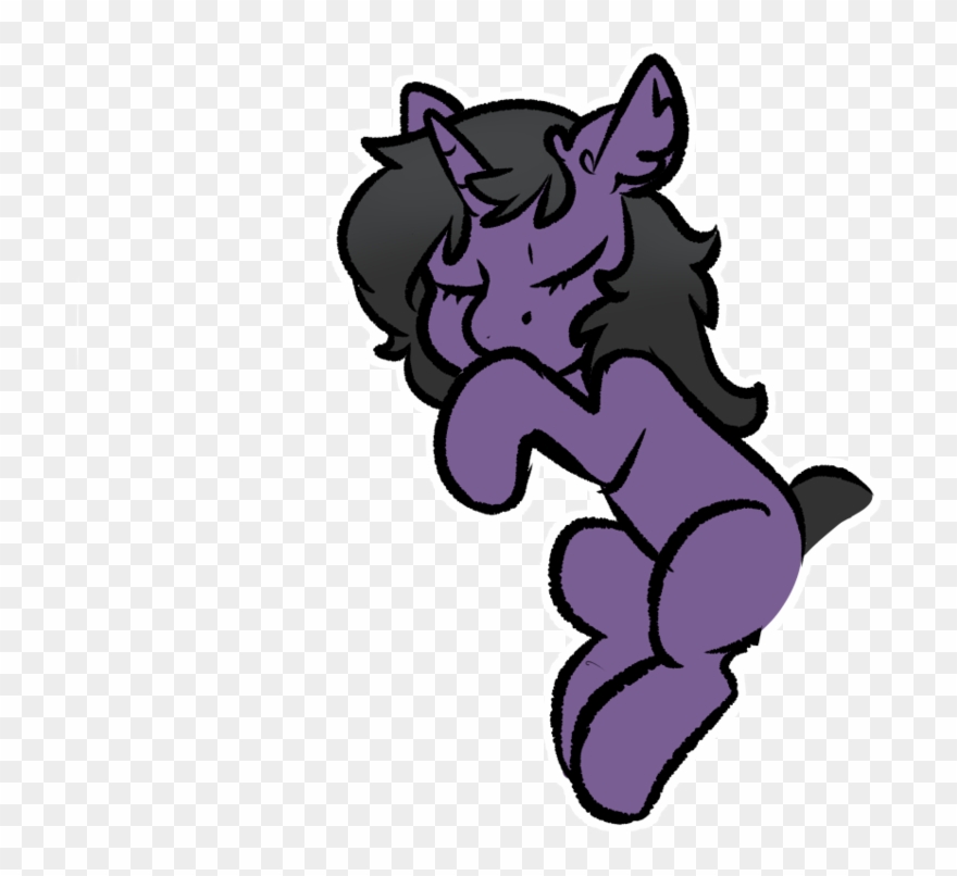 Spoopygander, Chibi, Cute, Ear Fluff, Eyes Closed, - Cartoon Clipart