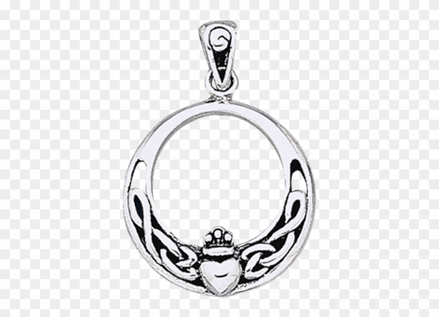 Clip Free Library Celtic Crescent Pendant Ps Wztp By - Png Download