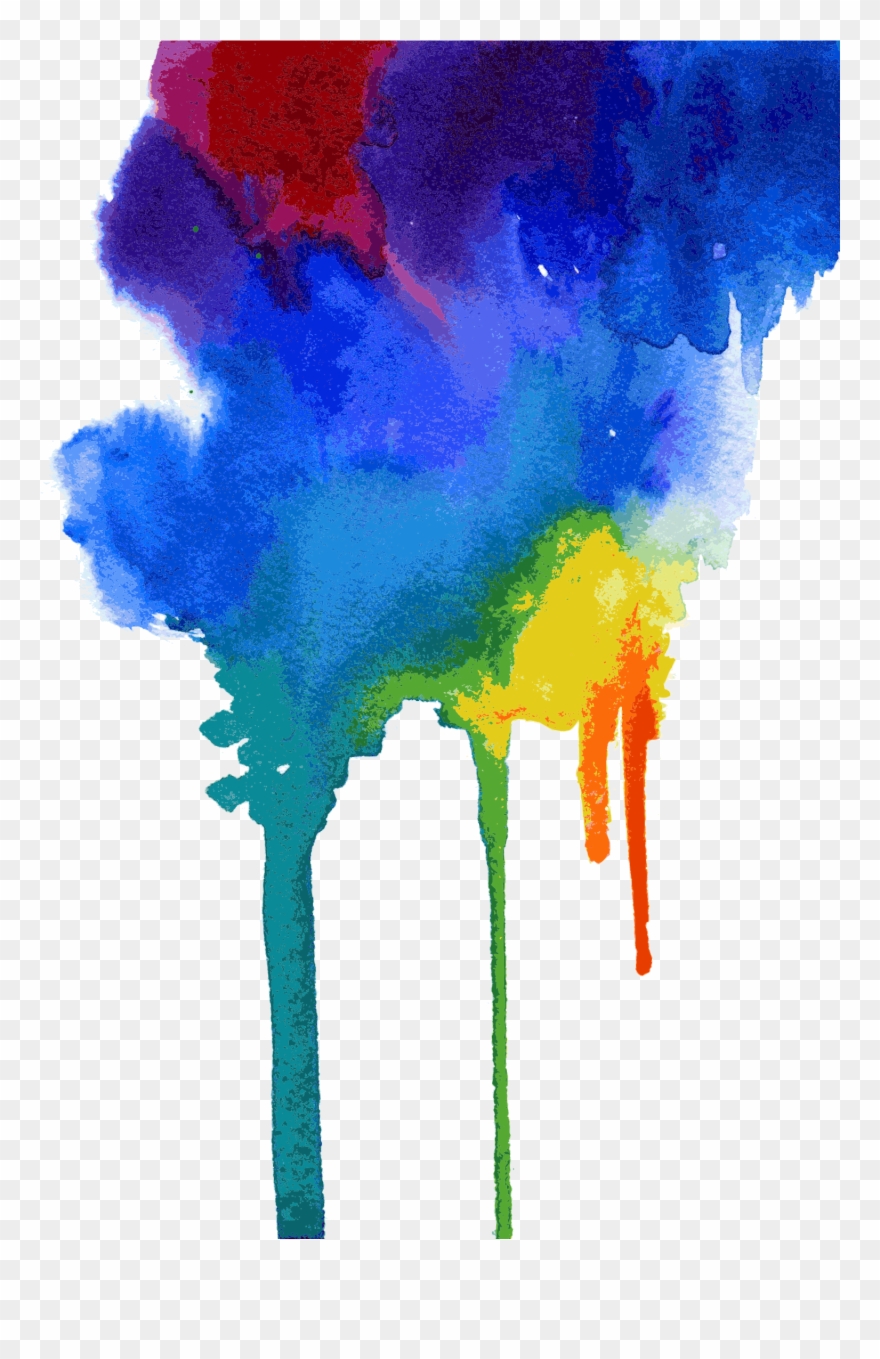 Vector Composition Watercolor Clip Art Royalty Free - Abstract Background Vector Watercolor Blue - Png Download