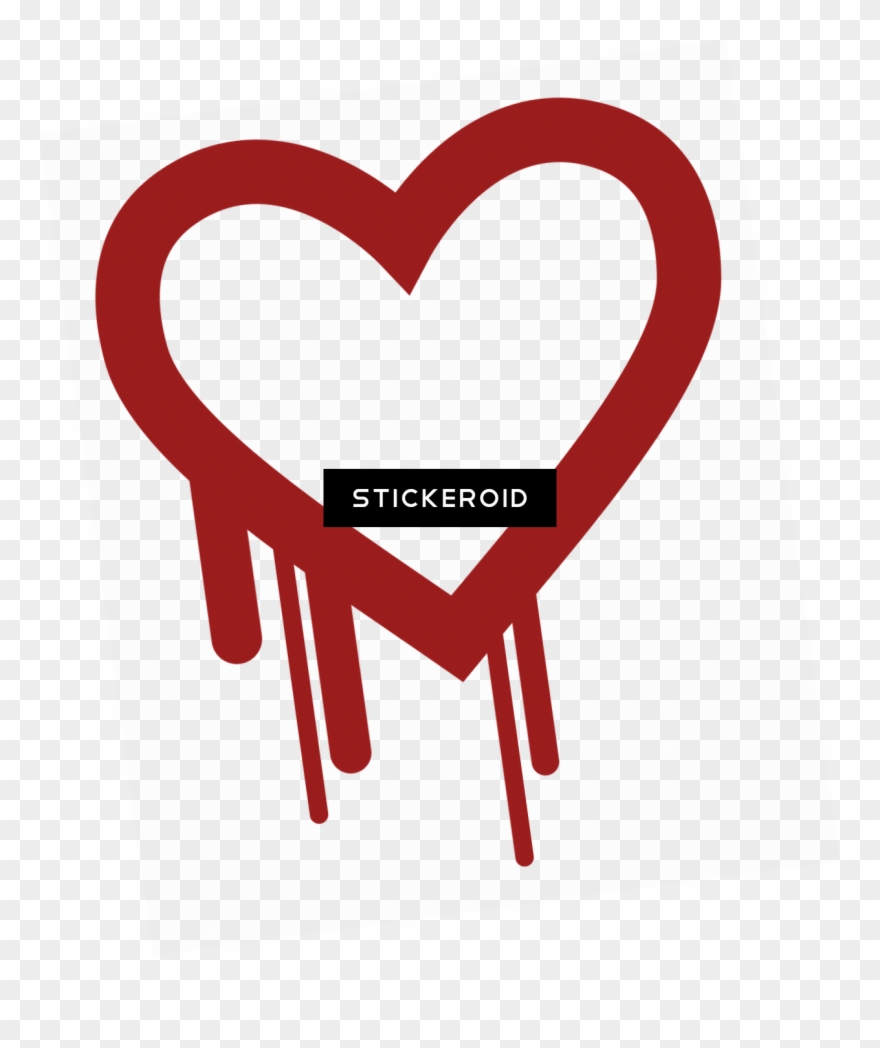 Heart Dripping Paint - Heartbleed Clipart