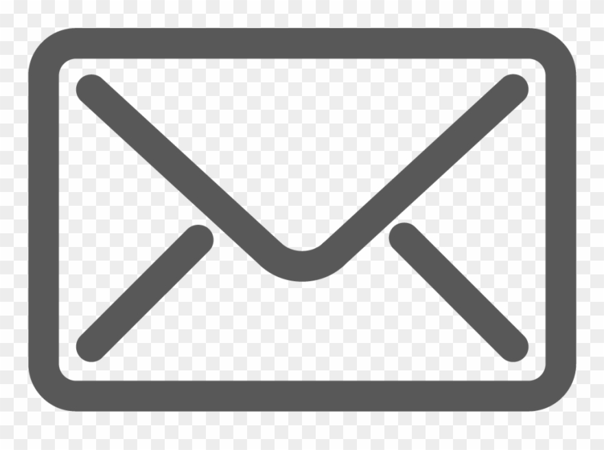 Email Icon Black Background Clipart