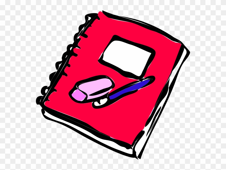 Writing Sketch Vector Clip Art - Notebook Clipart Png Transparent Png