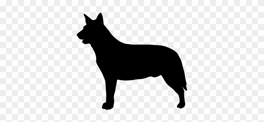 Australian Cattle Dog Silhouette Clipart