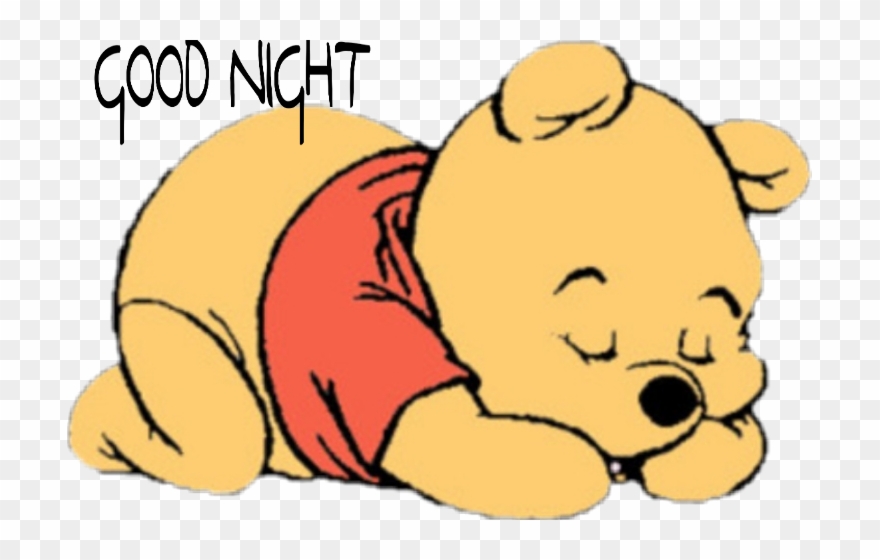Winnie The Pooh Baby Sleeping Clipart