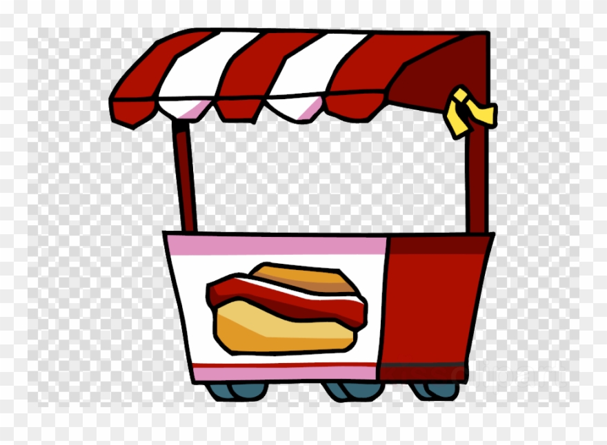 Hot Dog Stand Clip Art Clipart Hot Dog Street Food - Hot Dog Stand Png Transparent Png