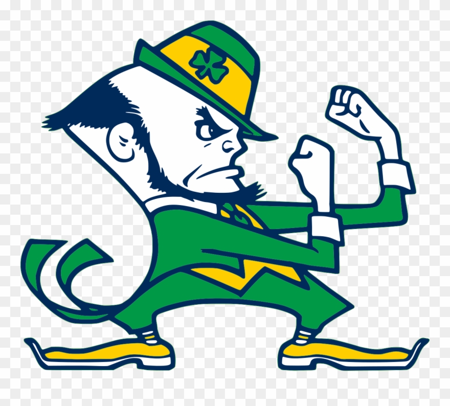 The Cardinal Mooney Cardinals Defeat The Ursuline Fighting - Notre Dame Fighting Irish Man Clipart