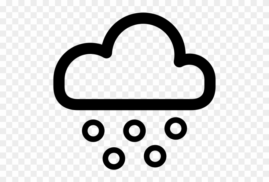 Snow Rubber Stamp - Circle Clipart