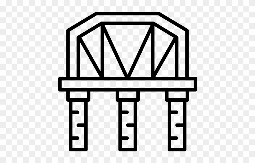 Bridge Rubber Stamp - Vector Graphics Clipart