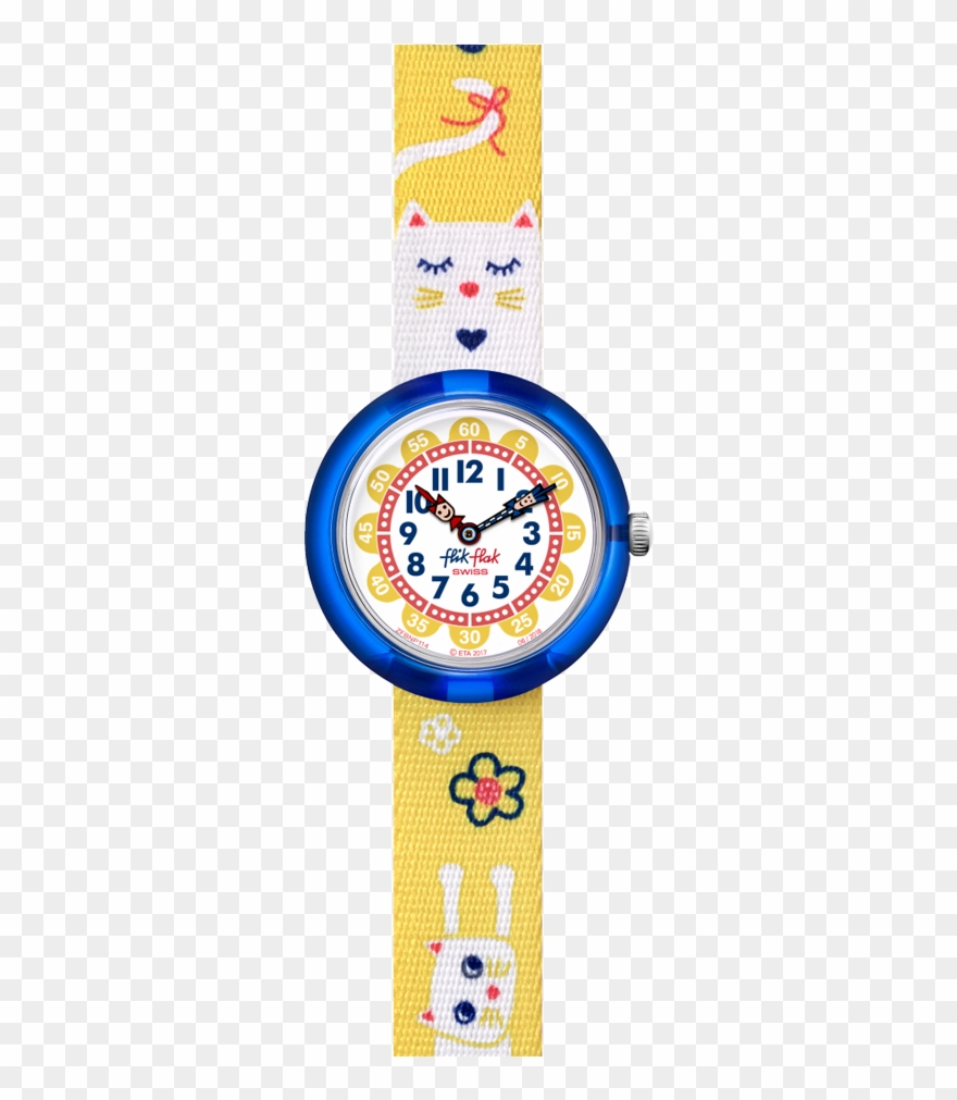 Jumping Cat - Flik Flak Uhren Clipart